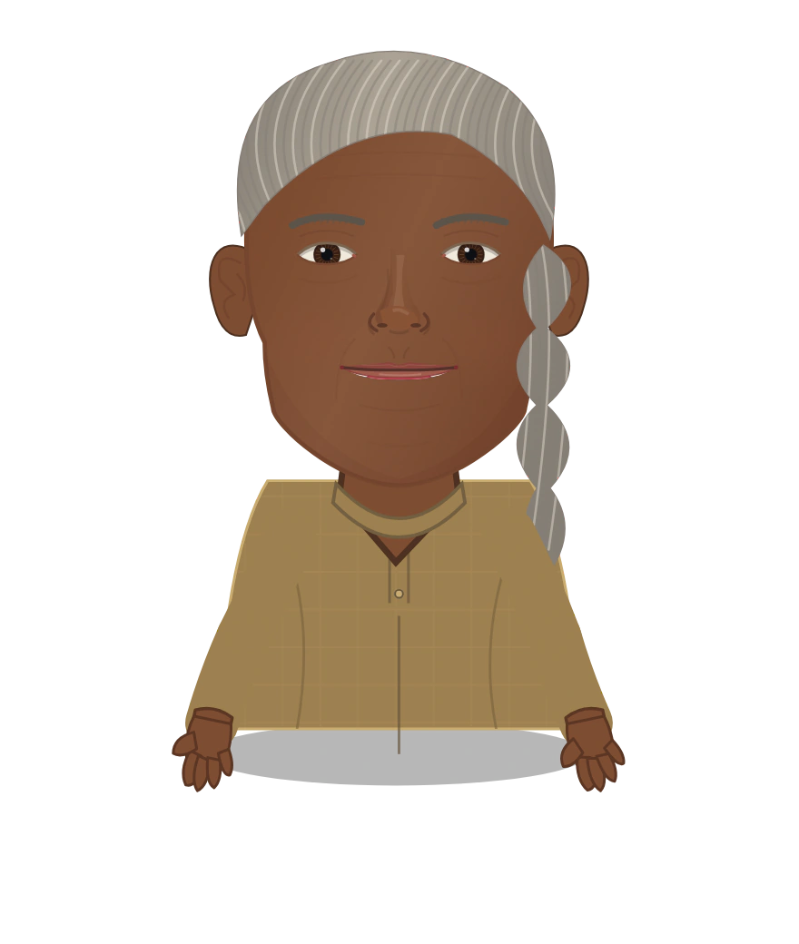 Illustrated Yaa Asantewaa cast design