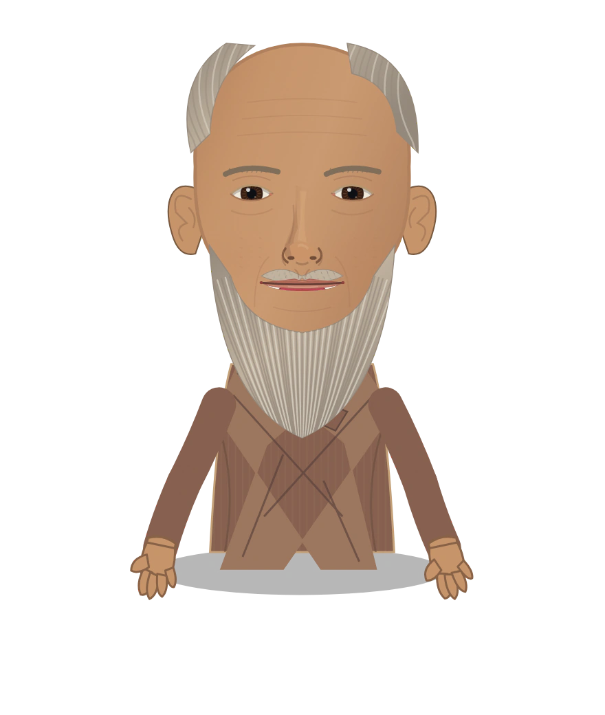 Illustrated Yakub of the Petition Desk cast design