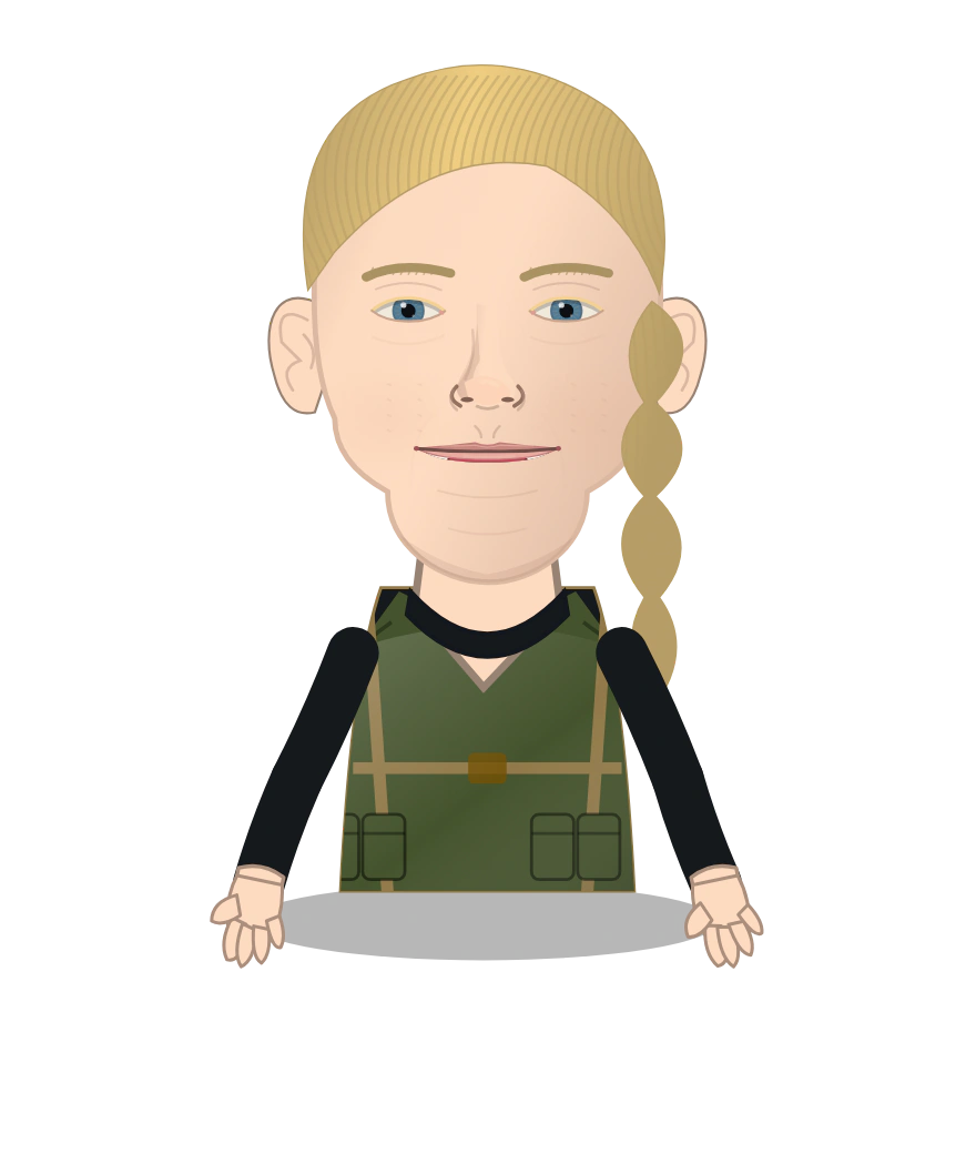 Illustrated Yelena Belova cast design
